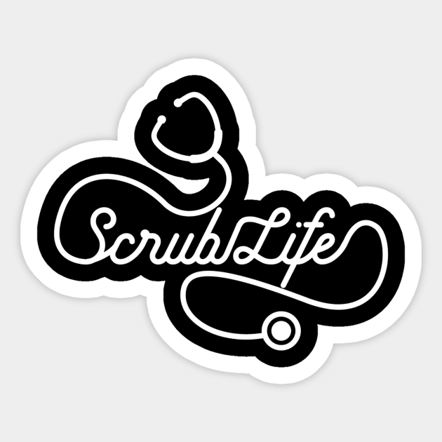 Scrub Life Nurse Sticker by Namio